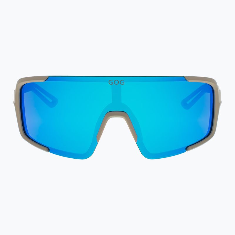 Sonnenbrille GOG Magni matt brown/khaki reflex white/blue 2