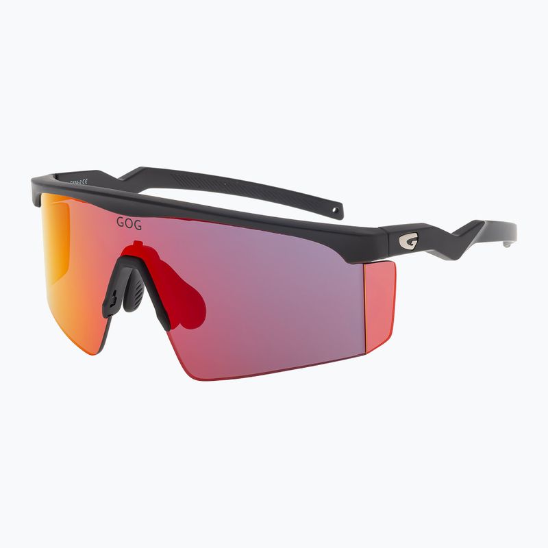 Sonnenbrille GOG Sigurd matt black/reflex black/red