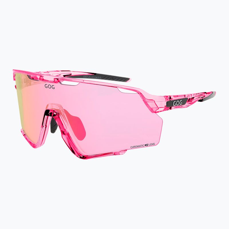 Sonnenbrille GOG Prometheus photochromic pink/black reflex pink 2