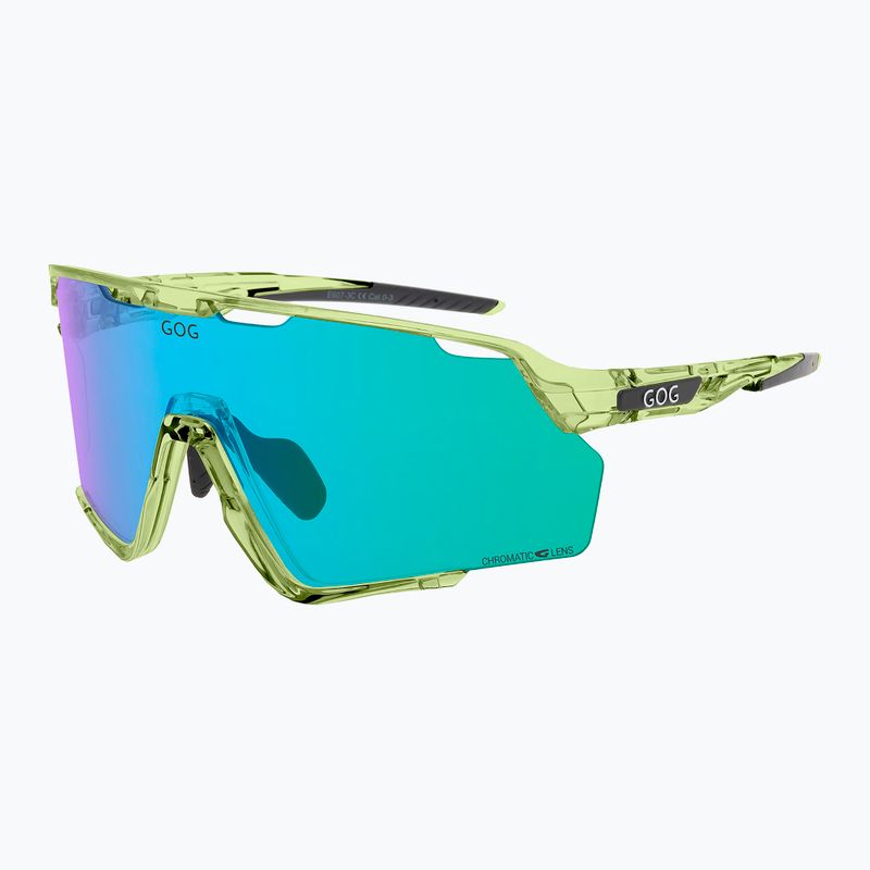 Sonnenbrille GOG Prometheus photochromic green/black reflex green 2