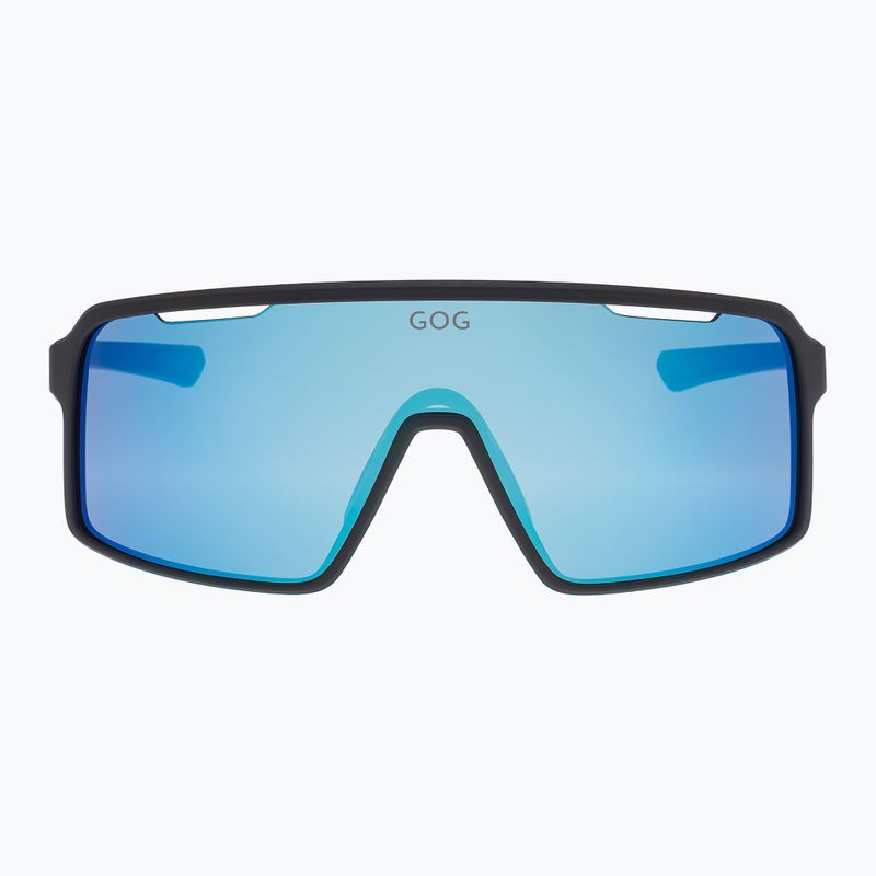 Sonnenbrille GOG Enki matt black/reflex white/blue 2