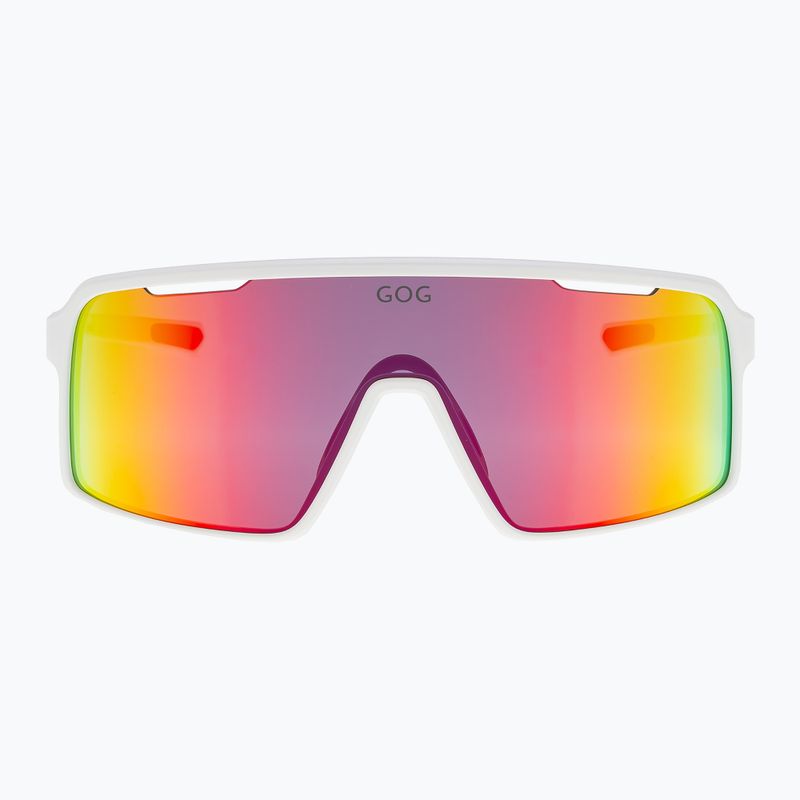 Sonnenbrille GOG Enki matt white/black reflex black/red 2
