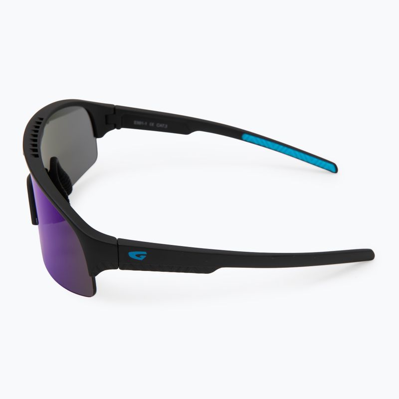 Kinder-Sonnenbrille GOG Petra matt black/blue reflex blue 4