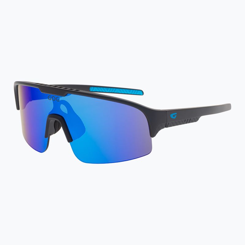 Kinder-Sonnenbrille GOG Petra matt black/blue reflex blue 5