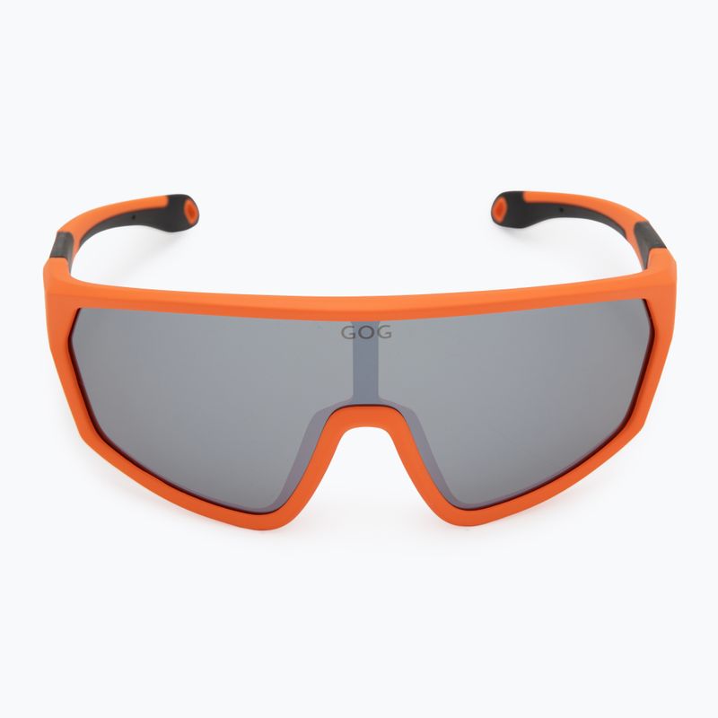 Kinder-Sonnenbrille GOG Flint matte neon orange/black reflex silver 3