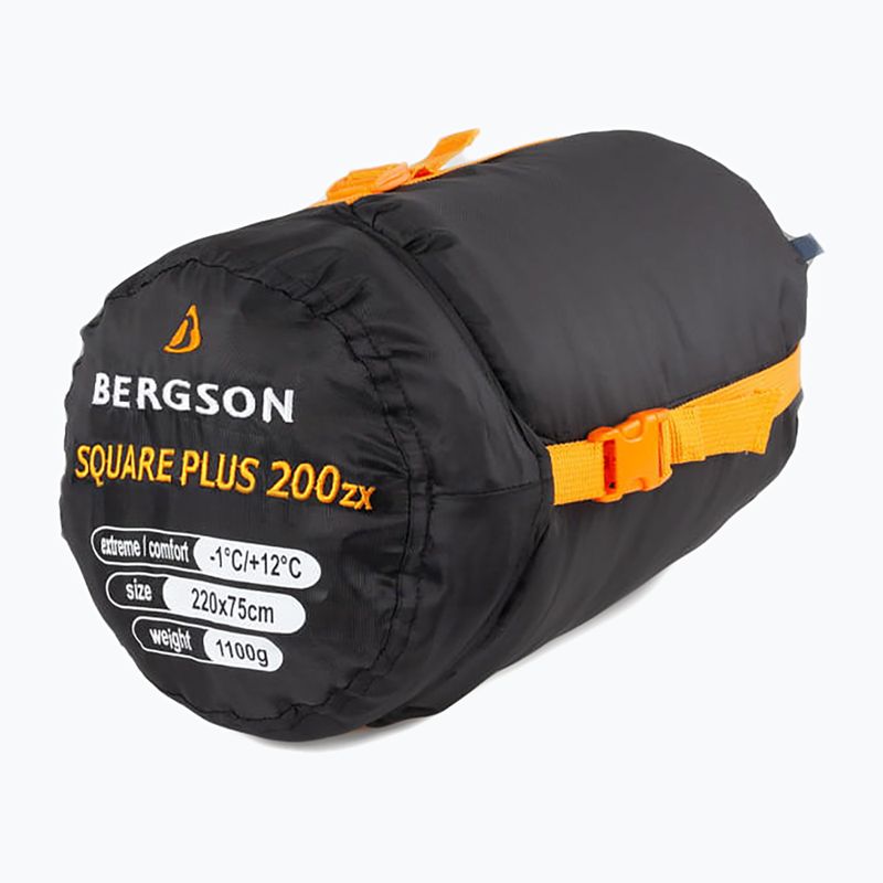 BERGSON Square Plus 200 ZX Schlafsack schwarz 2