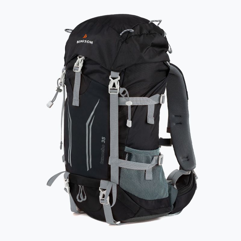 BERGSON Tunnebo 35 l Wanderrucksack schwarz 2