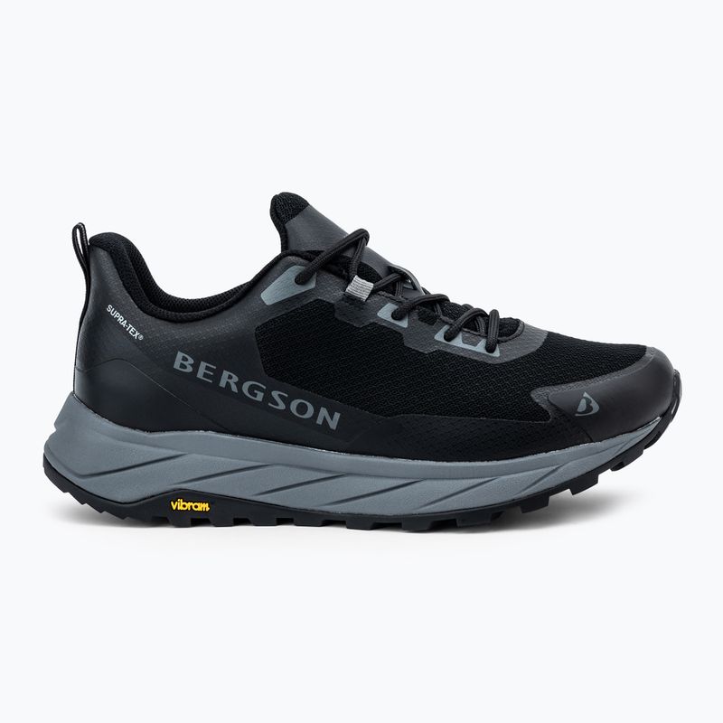 Schuhe Trekking Herren BERGSON Jabal Low STX black 2