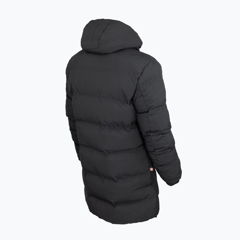 Herren-Isoliermantel BERGSON Snow Leopard Primaloft schwarz 2