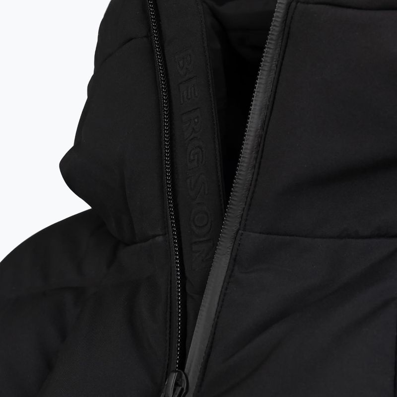 Herren-Isoliermantel BERGSON Snow Leopard Primaloft schwarz 6