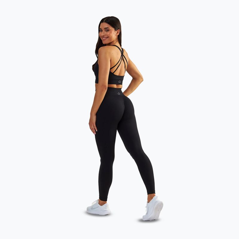 Leggings Training Damen BeShaped Gym Queen black 3