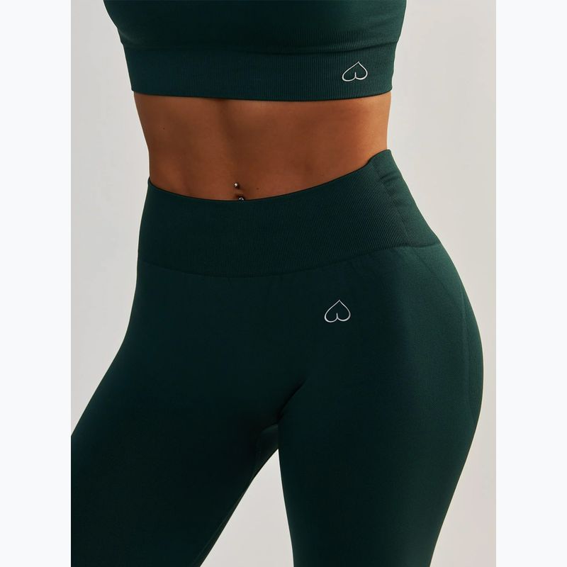 Leggings Training Damen BeShaped Shape Up dark green 5