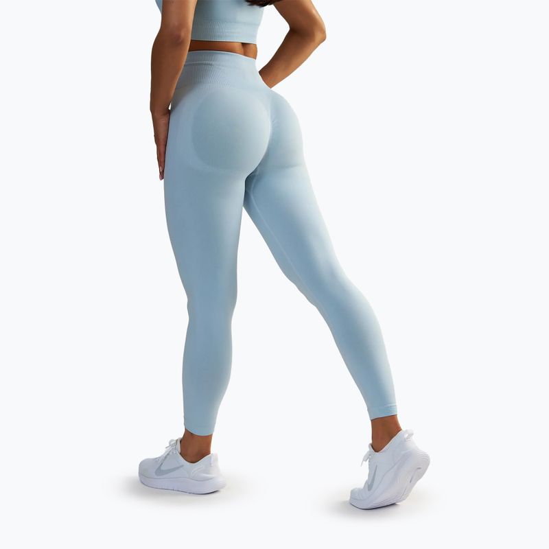 Leggings Training Damen BeShaped Shape Up dark light blue 4