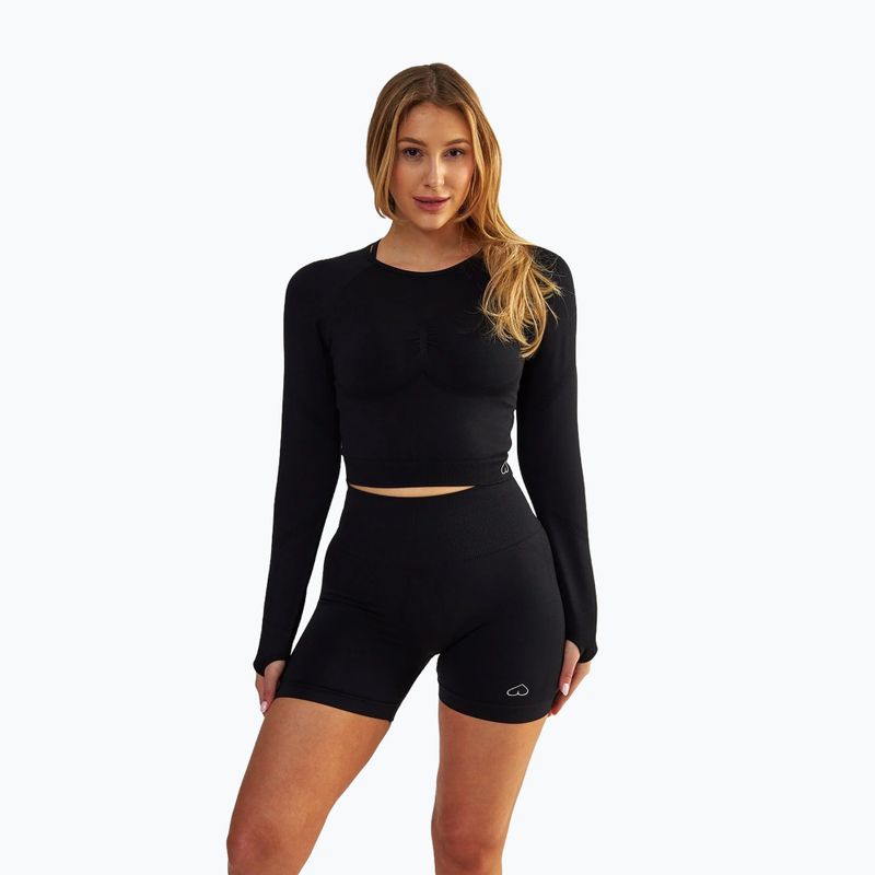 Trainings Top Damen BeShaped Power Up! LS black