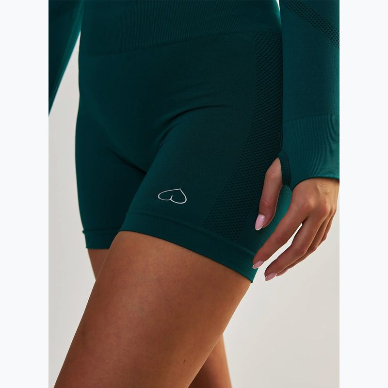 Shorts Training Damen BeShaped Power Up! dark green 6