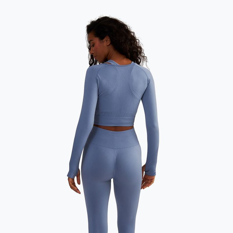 Trainings Top Damen BeShaped Femme Force LS light blue 4