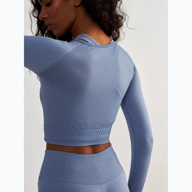 Trainings Top Damen BeShaped Femme Force LS light blue 6