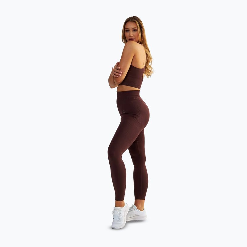 Leggings Training Damen BeShaped Body Boost brown 4
