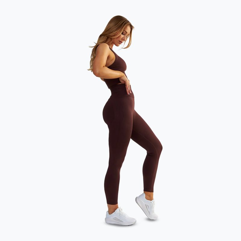 Leggings Training Damen BeShaped Body Boost brown 5