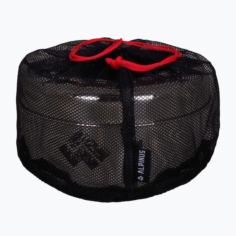 Alpinus Yucatan 2l, 1,5l und 0,6l Stahl-Wanderkochgeschirr-Set 8