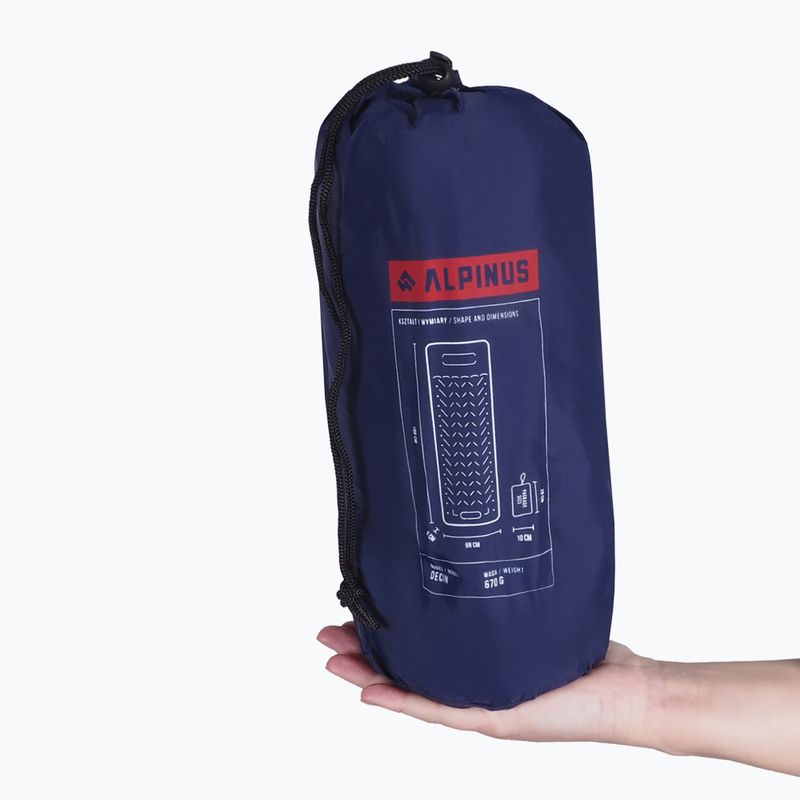 Matratze mit integrierter Pumpe Alpinus Decin navy blue 6