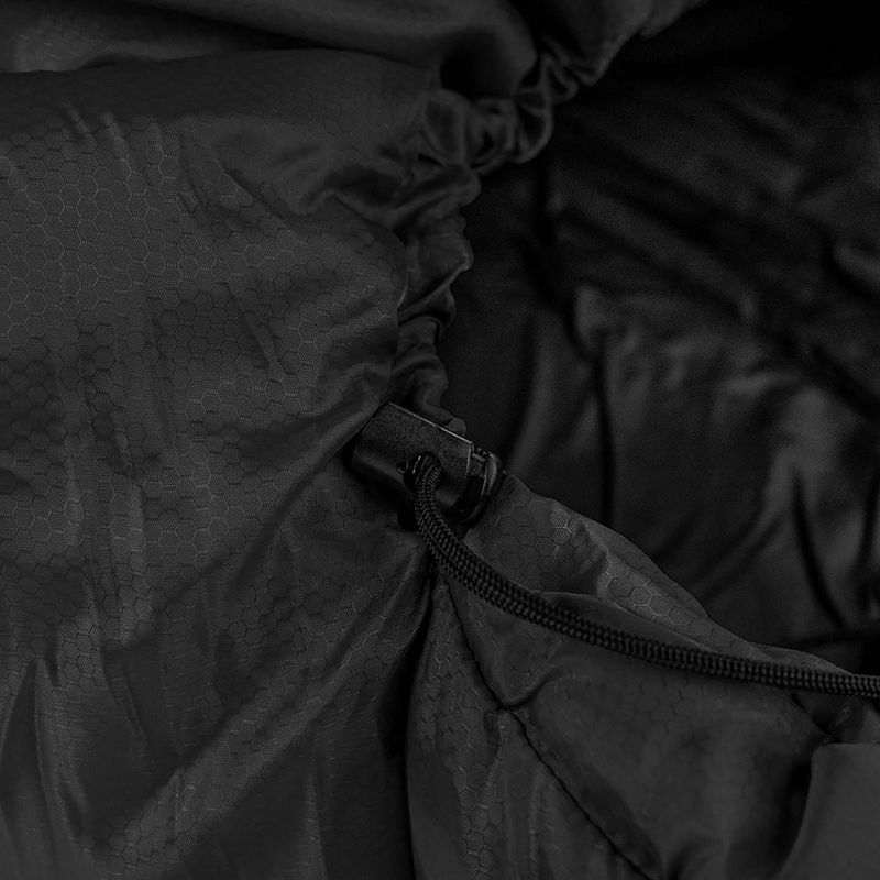 Alpinus Warm 1350 Schlafsack links schwarz 5