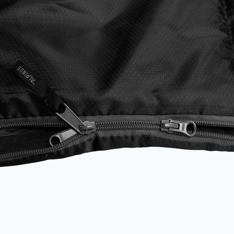 Alpinus Warm 1800 Schlafsack rechts schwarz 3