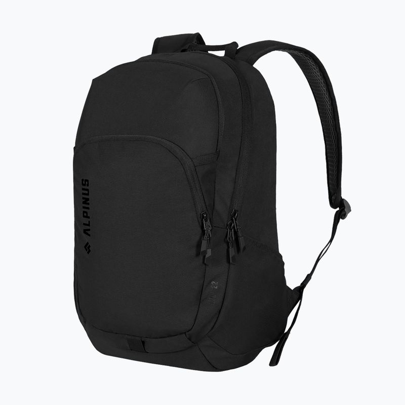 Alpinus Lyon 22 l urbaner Rucksack schwarz