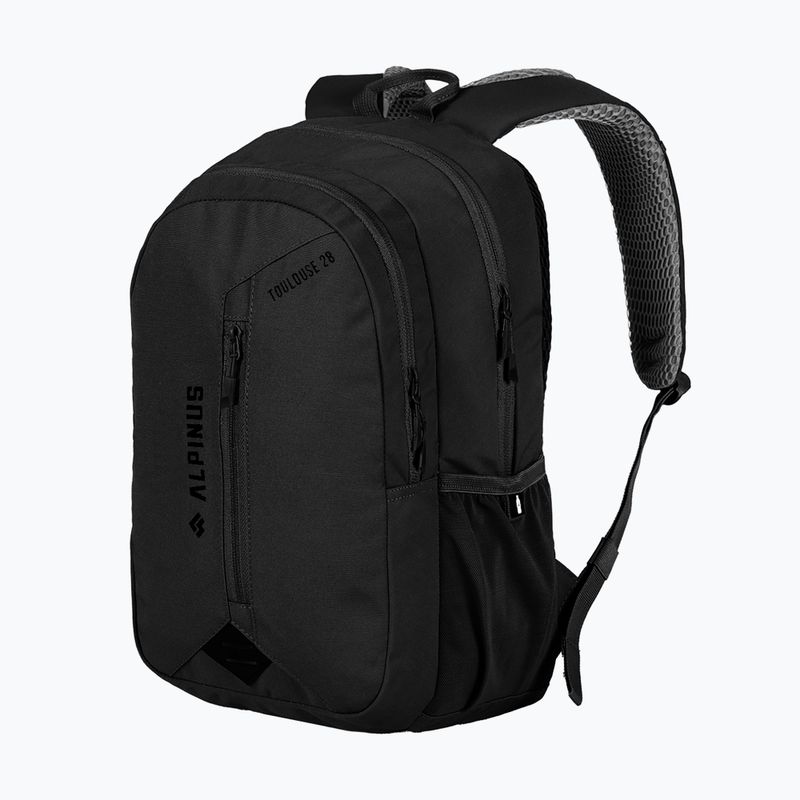 Alpinus Toulouse 28 l urbaner Rucksack schwarz