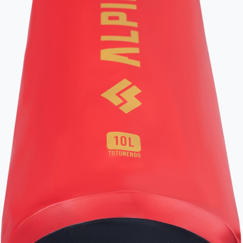 Wasserdichter Beutel Alpinus Tutunendo-Hobart 10 l rot 3