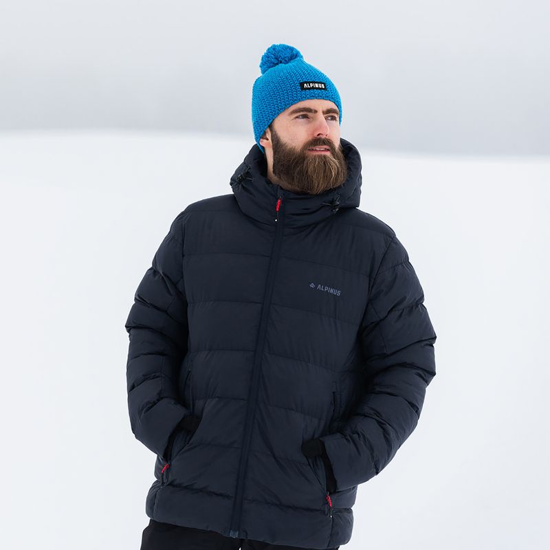 Gefütterte Herrenjacke Alpinus Furggen navy blue 7