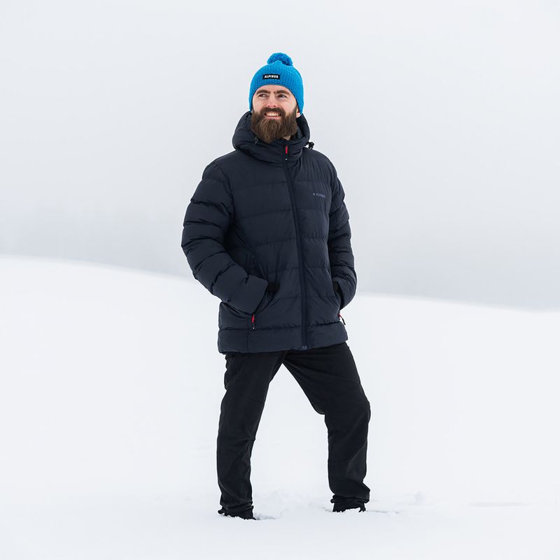 Gefütterte Herrenjacke Alpinus Furggen navy blue 8