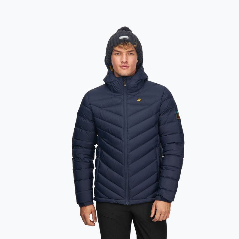 Alpinus Monsivo Herren Daunenjacke navy/senf