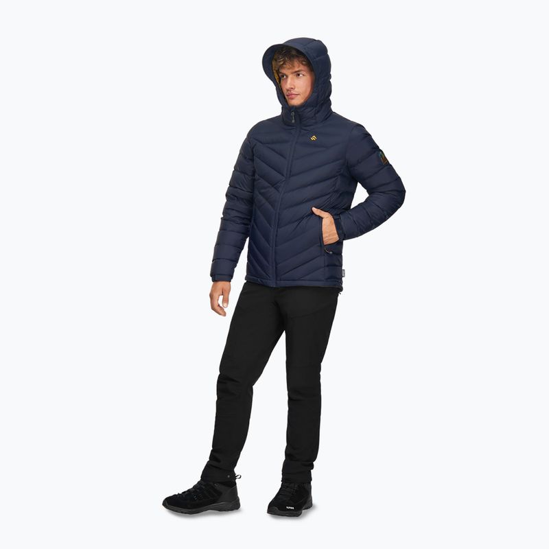 Alpinus Monsivo Herren Daunenjacke navy/senf 2