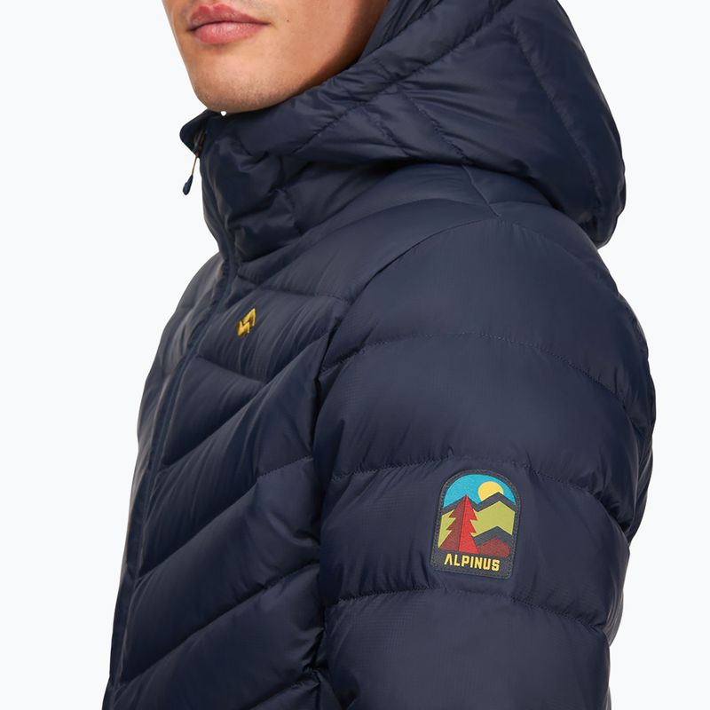 Alpinus Monsivo Herren Daunenjacke navy/senf 5