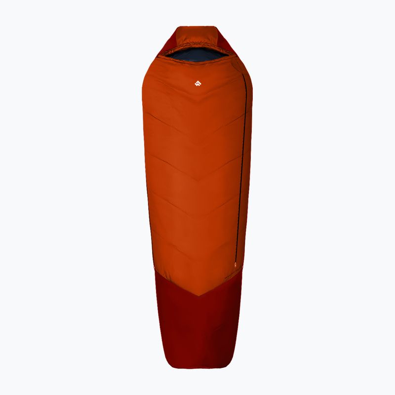 Alpinus Primalight 1200 Schlafsack links orange