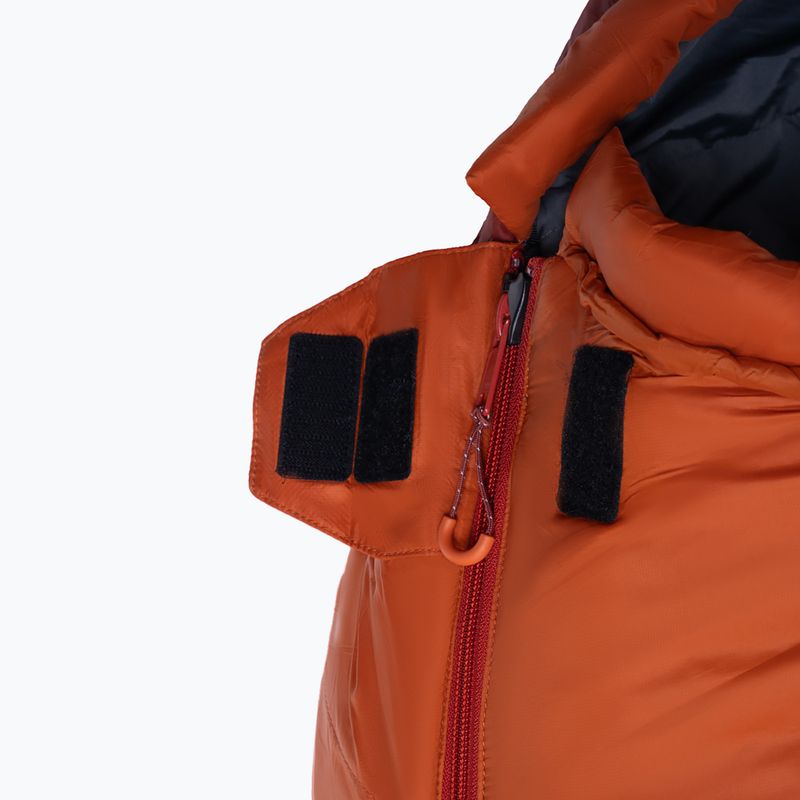 Schlafsack Alpinus Primalight Pro 1200 rechts orange 2