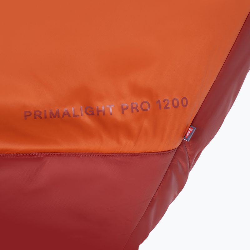 Schlafsack Alpinus Primalight Pro 1200 rechts orange 6