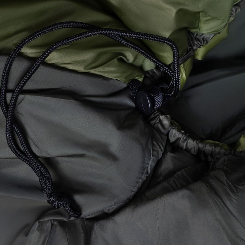 Alpinus Ultralight 1000 Schlafsack links grün 3