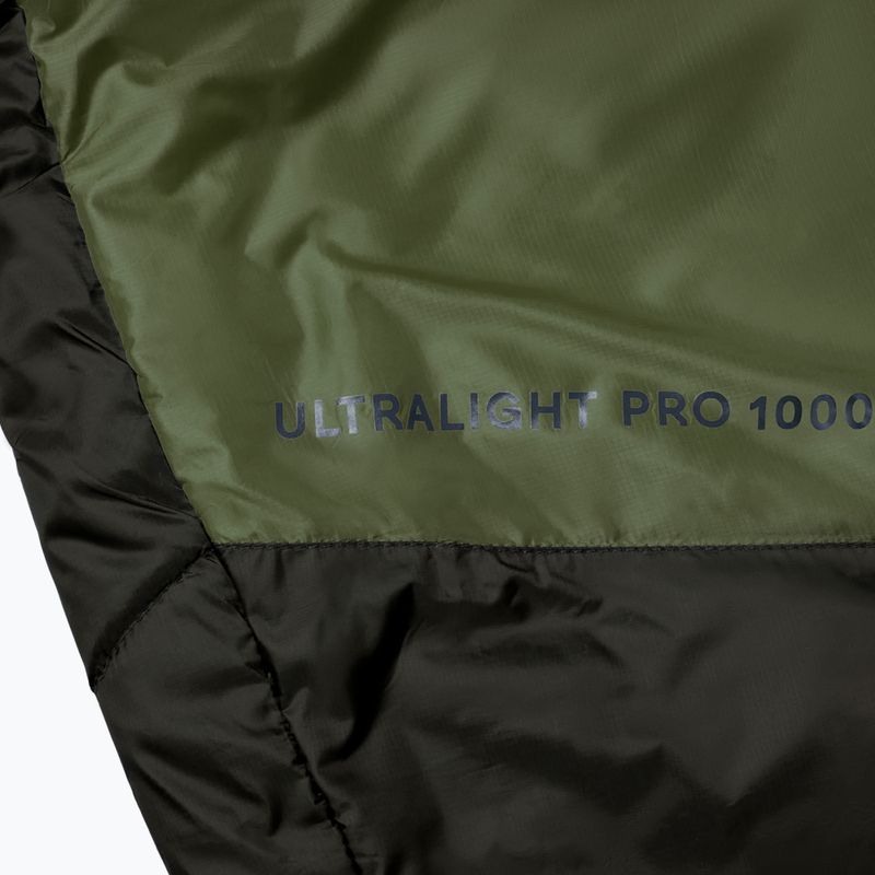 Alpinus Ultralight 1000 Schlafsack links grün 5