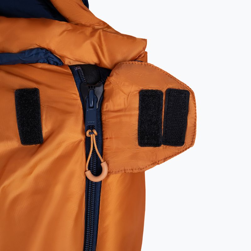 Alpinus Ultralight 850 Schlafsack links orange/grün 3