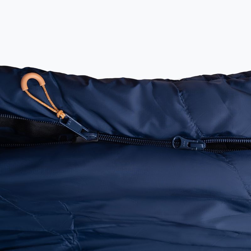 Alpinus Ultralight 850 Schlafsack links orange/grün 4