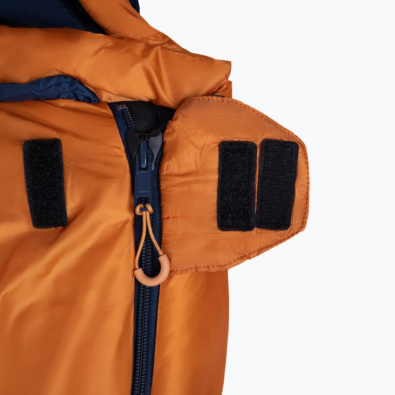 Alpinus Ultralight 850 Schlafsack rechts orange/grün 3
