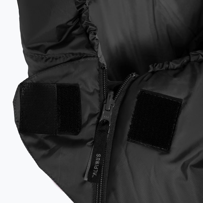Alpinus Fiber Pro 1300 Schlafsack links anthrazit 3