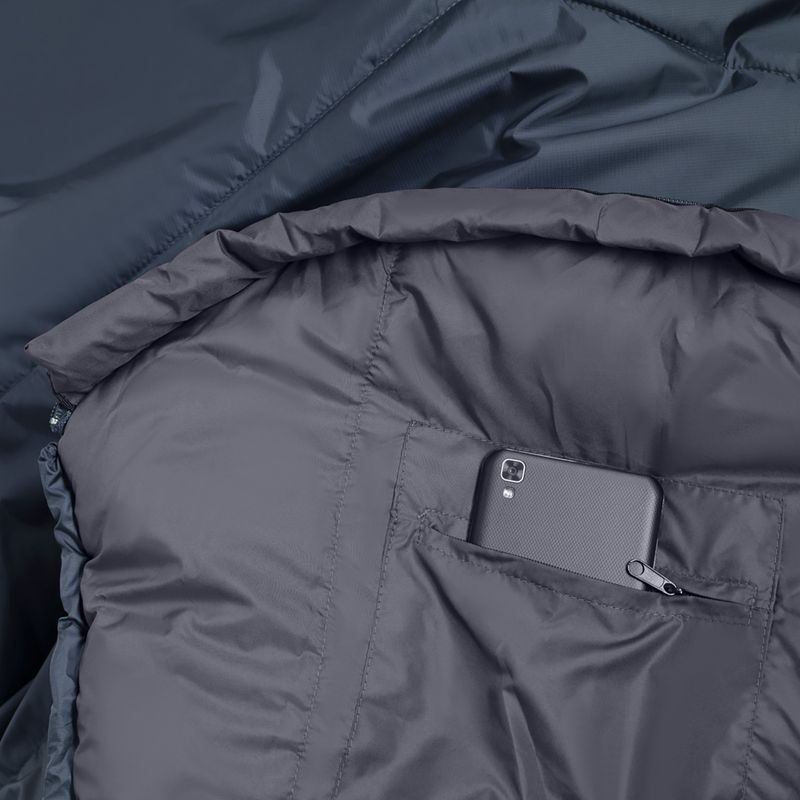 Alpinus Fiber Pro 1100 Schlafsack links grau 5