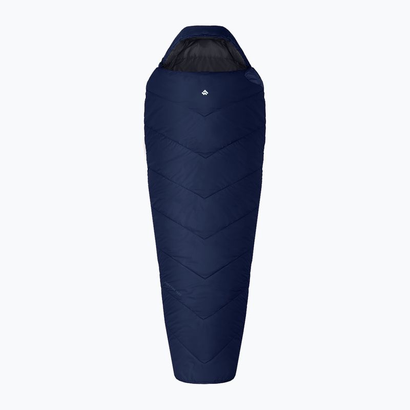 Alpinus Fiber Pro 1500 Schlafsack links navy blau