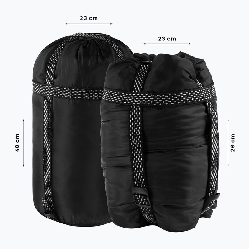 Alpinus Fiber Pro 1500 Schlafsack links navy blau 7