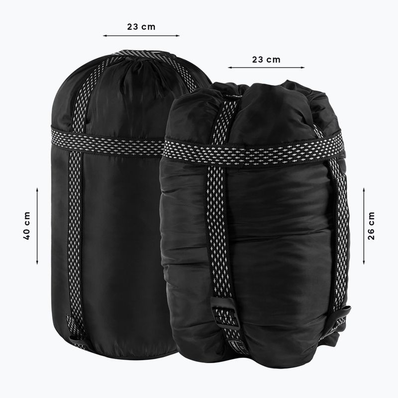 Alpinus Fiber Pro 1500 Schlafsack rechts navy blau 7