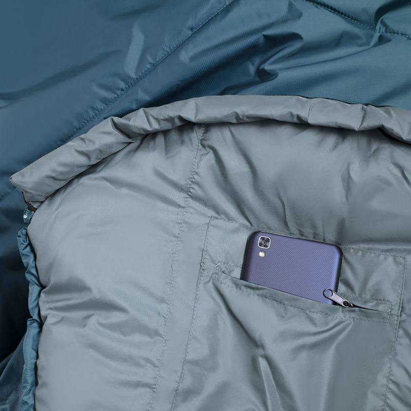 Alpinus Fiber Pro 1300 Schlafsack rechts Salbei 5