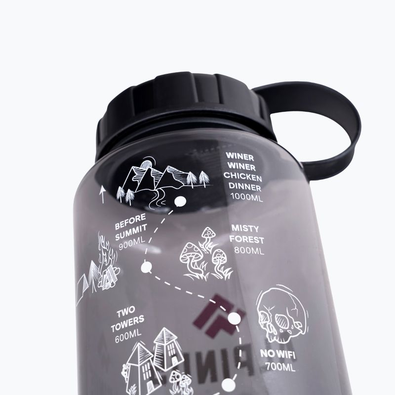 Alpinus Nuolja 1 l schwarze Trinkflasche für unterwegs 5